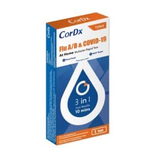 CorDx TyFast : Flu A/B & COVID-19 Test (At-Home Multiplex Rapid Test)