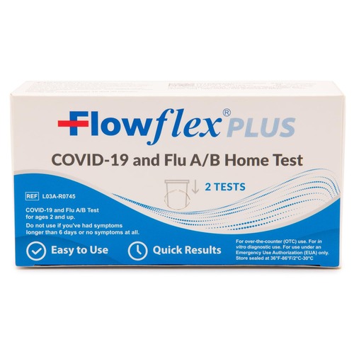Flowflex Plus COVID19/FLUA&B OTC Rapid test 2pack