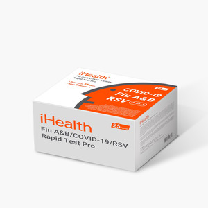 iHealthÂ® Flu A & B/COVID-19/RSV Rapid Test Pro 4in1 POC TEST